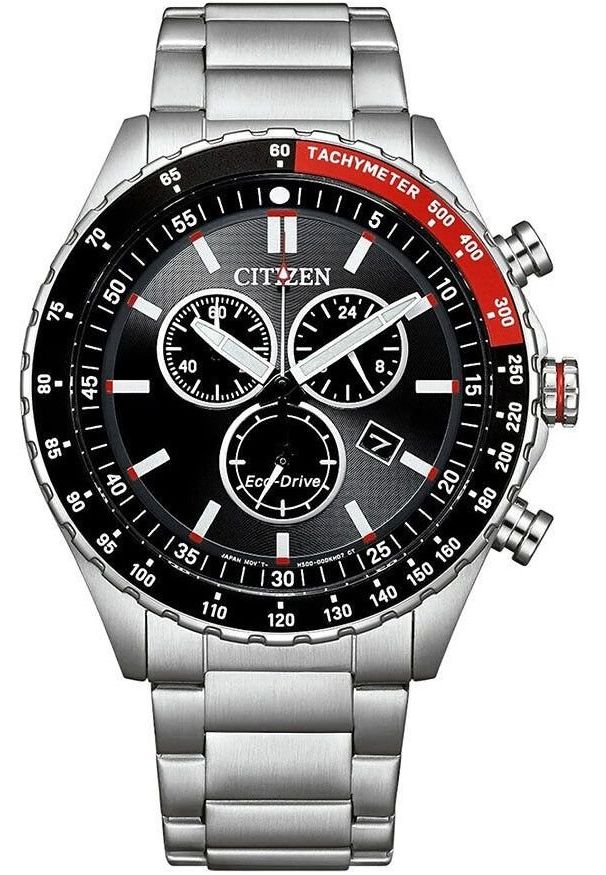 CITIZEN - Zegarek Citizen Zegarek Męski Citizen AT2566-88E Srebrzysty