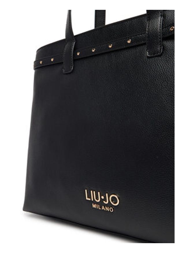 Liu Jo Torebka Ecs M Tote AF5135 E0058 Czarny. Kolor: czarny. Materiał: skórzane