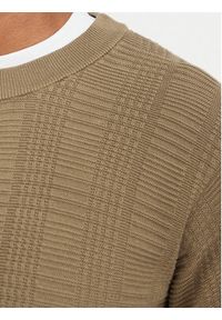 Hugo - HUGO Sweter Simoh 50566762 Brązowy Regular Fit. Kolor: brązowy. Materiał: bawełna #2