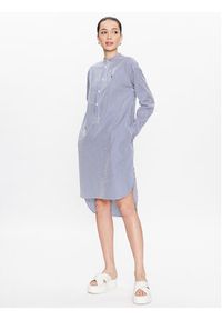 Polo Ralph Lauren Sukienka koszulowa 211891431001 Granatowy Regular Fit. Typ kołnierza: polo. Kolor: niebieski. Materiał: bawełna. Typ sukienki: koszulowe #6