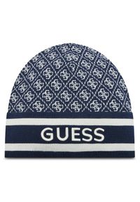 Guess Czapka W4BZ21 Z3JD2 Granatowy. Kolor: niebieski. Materiał: materiał