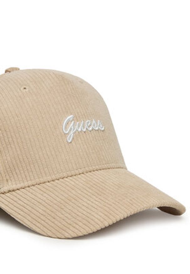 Guess Czapka z daszkiem V5BZ10 WF760 Beżowy. Kolor: beżowy. Materiał: poliester