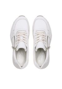 Rieker Sneakersy 48134-81 Biały. Kolor: biały. Materiał: skóra