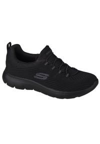skechers - Buty sportowe Sneakersy damskie, Skechers Summits Fast Attraction. Kolor: czarny. Sport: turystyka piesza