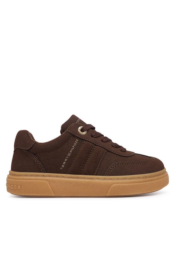 TOMMY HILFIGER - Sneakersy Tommy Hilfiger. Kolor: beżowy