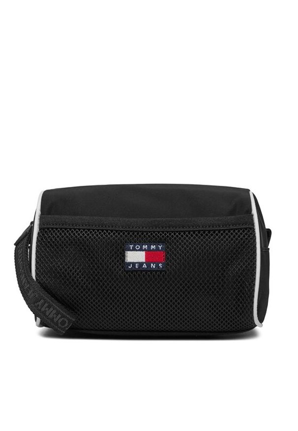 Tommy Jeans Kosmetyczka Tjw Heritage Washbag AW0AW15831 Czarny. Kolor: czarny. Materiał: materiał