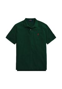 Polo Ralph Lauren Polo Core Replen 710795080 Zielony Slim Fit. Typ kołnierza: polo. Kolor: zielony. Materiał: bawełna