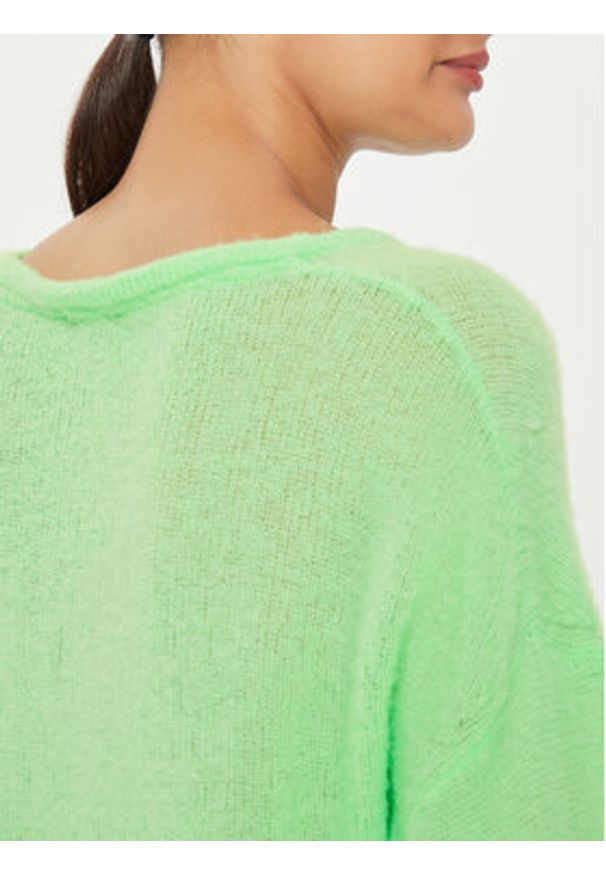 AMERICAN VINTAGE - American Vintage Sweter Zakday ZAK18BE24 Zielony Regular Fit. Kolor: zielony. Materiał: wełna. Styl: vintage