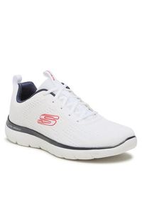 skechers - Skechers Sneakersy Summits Torre 232395/WNV Biały. Kolor: biały. Materiał: materiał #3