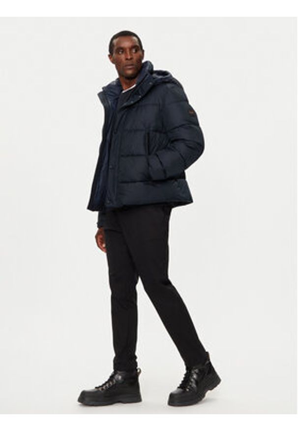 BOSS Kurtka zimowa Omaris 50528573 Granatowy Regular Fit. Kolor: niebieski. Materiał: syntetyk. Sezon: zima