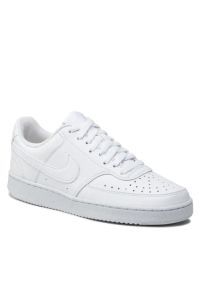 Nike COURT VISION LO NN Sneakersy męskie. Okazja: na co dzień, do pracy, na uczelnię. Kolor: biały. Materiał: guma, syntetyk, materiał. Szerokość cholewki: normalna. Sezon: lato. Model: Nike Court #4