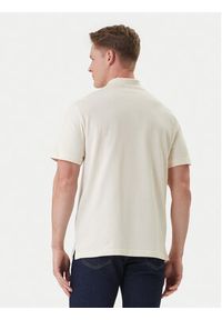 Calvin Klein Jeans Polo Easy Monologo LV04RF209G Beżowy Regular Fit. Typ kołnierza: polo. Kolor: beżowy. Materiał: bawełna #3