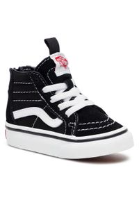 Sneakersy Vans Sk8-Hi Zip VN000XG5Y281 Black/White. Kolor: czarny. Materiał: zamsz, skóra. Model: Vans SK8