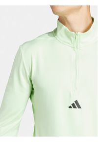 Adidas - adidas Bluza techniczna Workout IS3803 Zielony Slim Fit. Kolor: zielony. Materiał: syntetyk #6