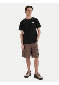 The North Face T-Shirt Vertical NF0A8GV1 Czarny Regular Fit. Kolor: czarny. Materiał: syntetyk, bawełna #3