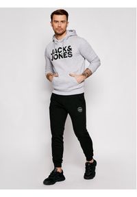 Jack & Jones - Jack&Jones Spodnie dresowe Gordon 12165322 Czarny Regular Fit. Kolor: czarny. Materiał: bawełna #5