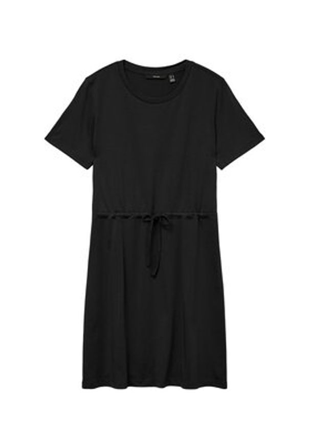 Vero Moda Sukienka codzienna Luna 10325626 Czarny Regular Fit. Okazja: na co dzień. Kolor: czarny. Materiał: syntetyk. Typ sukienki: proste. Styl: casual