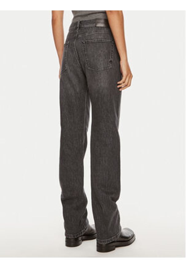 Pinko Jeansy Leyda 103882 A20U Czarny Loose Fit. Kolor: czarny