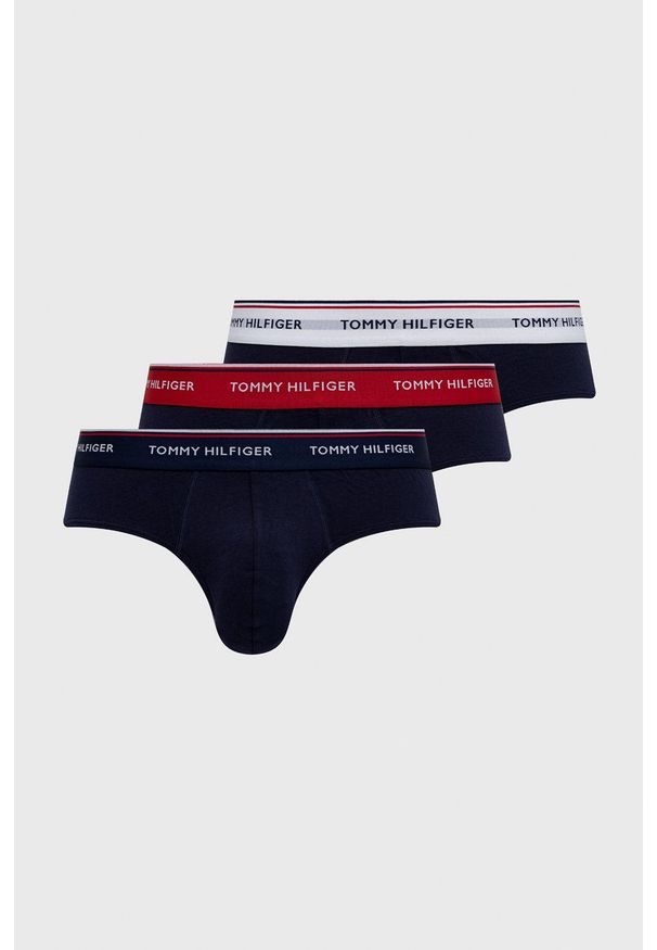 TOMMY HILFIGER - Tommy Hilfiger - Slipy (3-pack). Kolor: niebieski