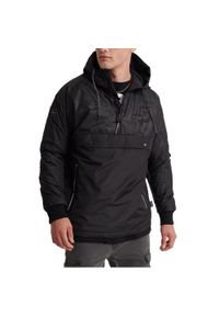 Kurtka turystyczna męska Superdry Surplus Goods Pop. Kolor: czarny. Materiał: poliester. Sport: turystyka piesza