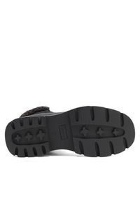 DeeZee Botki QUEENIE WS6151-03 Czarny. Kolor: czarny. Materiał: materiał #6
