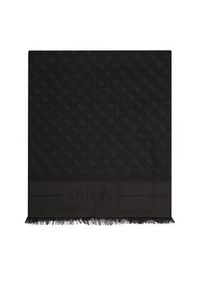 Guess Szalik AM9504 POL03 Czarny. Kolor: czarny. Materiał: materiał