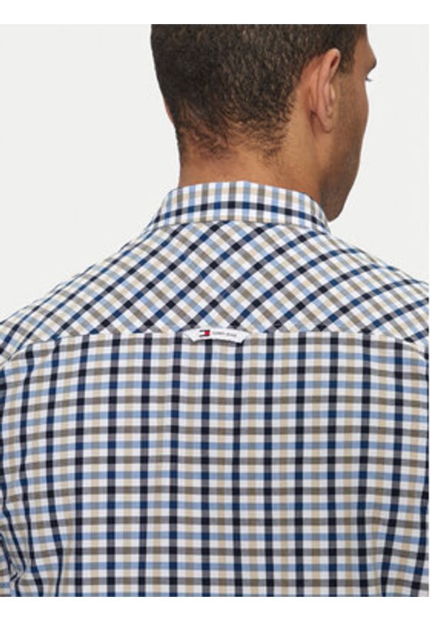 Tommy Jeans Koszula DM0DM19512 Kolorowy Regular Fit. Materiał: bawełna. Wzór: kolorowy