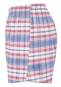 Męskie Bokserki Bawełniane - Pako Jeans - Kolorowa Kratka. Kolor: wielokolorowy. Materiał: bawełna. Wzór: kratka, kolorowy #3