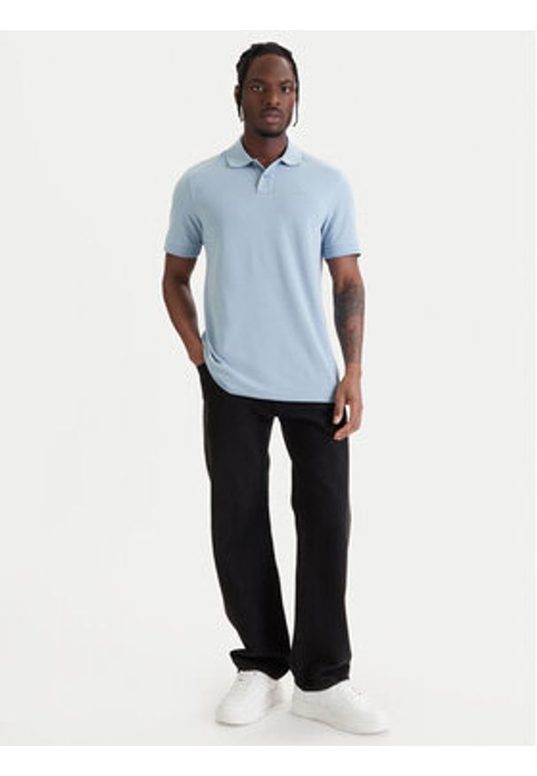 BOSS Polo Prime 50507813 Niebieski Regular Fit. Typ kołnierza: polo. Kolor: niebieski. Materiał: bawełna