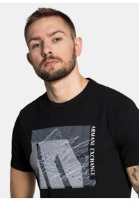 Koszulka męska Armani Exchange (6KZTAC ZJV5Z 1200). Kolor: czarny