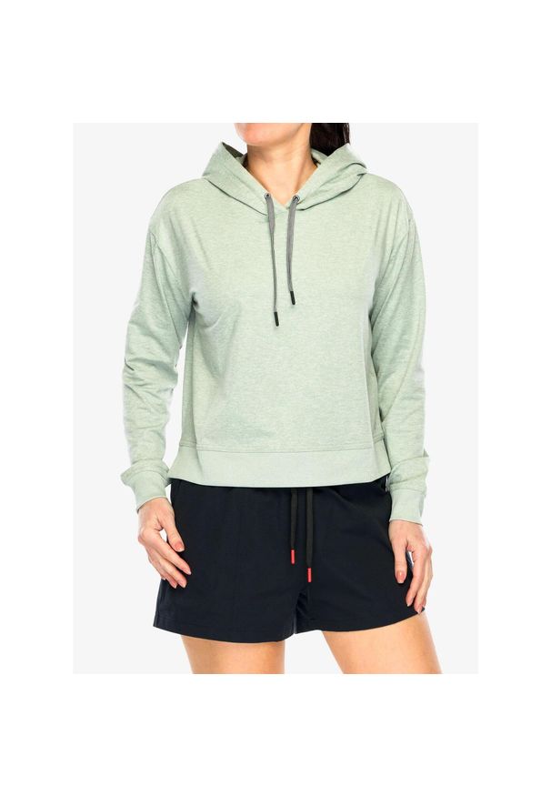 Bluza z kapturem damska Black Diamond Circuit Midlayer Hoody. Typ kołnierza: kaptur. Kolor: zielony. Sport: turystyka piesza