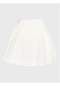 Glamorous Spódnica trapezowa AN4457 Biały Regular Fit. Kolor: biały. Materiał: bawełna #4