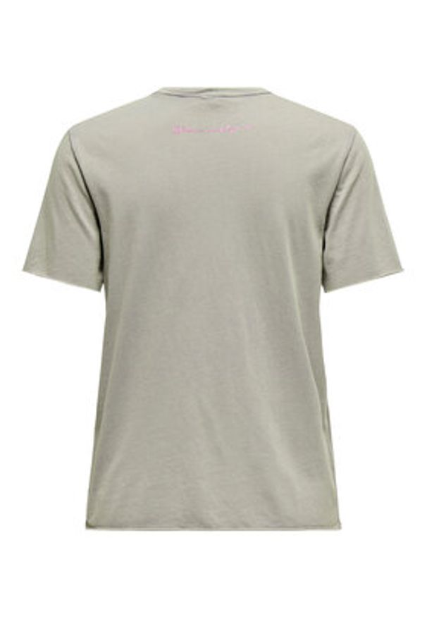 only - ONLY T-Shirt Lucy 15307412 Szary Regular Fit. Kolor: szary. Materiał: bawełna
