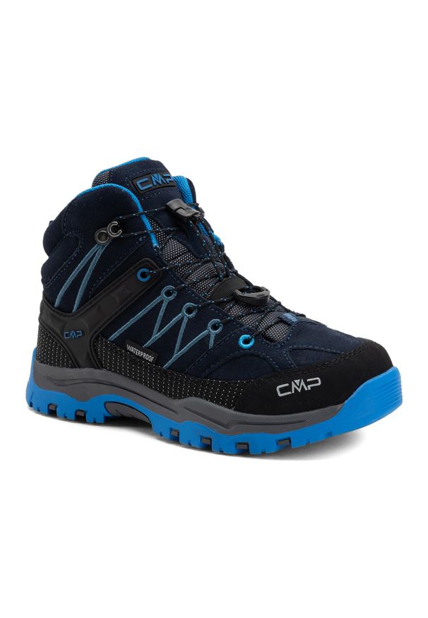 Buty trekkingowe juniorskie CMP Rigel Mid Wp. Okazja: na co dzień. Kolor: niebieski