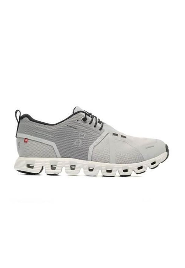 On Running - Buty do biegania damskie On On Cloud Waterproof. Kolor: szary. Materiał: materiał, syntetyk. Szerokość cholewki: normalna