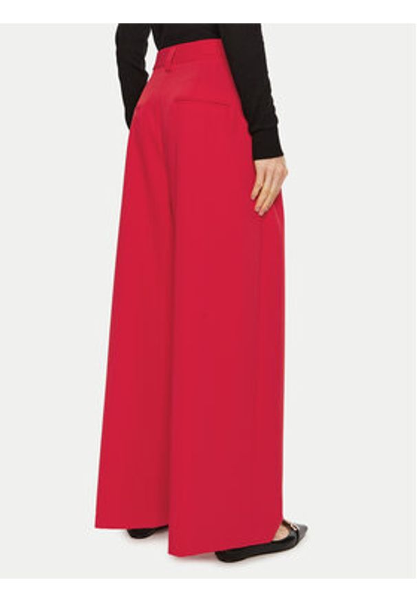 Imperial Spodnie palazzo P5B8IIC Czerwony Wide Leg. Kolor: czerwony. Materiał: syntetyk