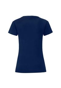 FRUIT OF THE LOOM - T-shirt Damski Iconic 150. Kolor: niebieski