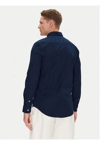 TOMMY HILFIGER - Tommy Hilfiger Koszula MW0MW38556 Granatowy Slim Fit. Kolor: niebieski. Materiał: bawełna #3
