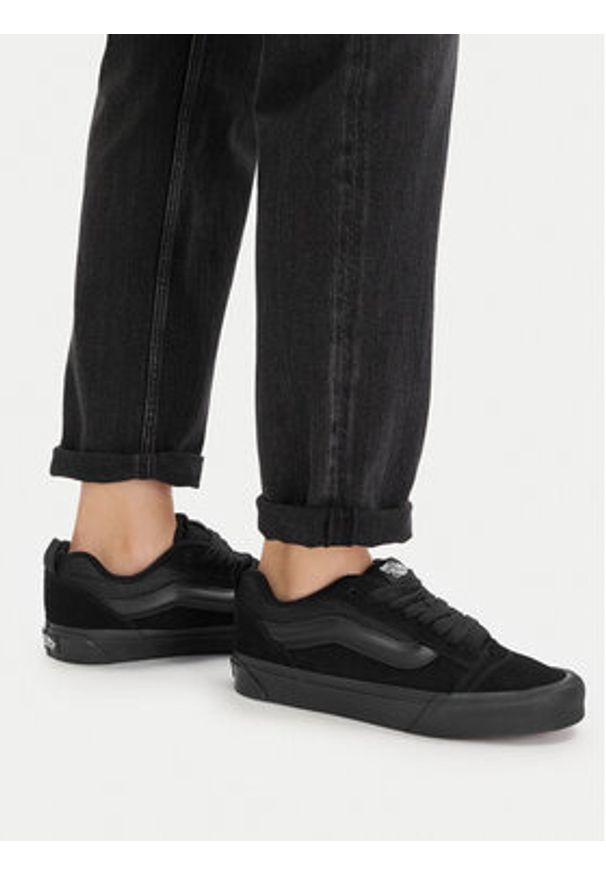 Vans Tenisówki Knu Skool VN0009QCBKA1 Czarny. Kolor: czarny. Materiał: skóra