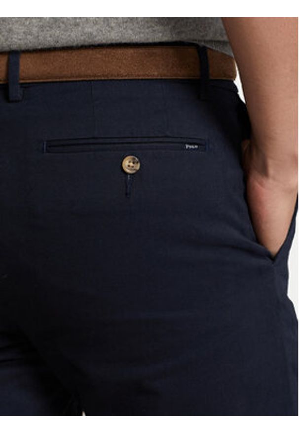 Polo Ralph Lauren Szorty materiałowe 710646709009 Granatowy Slim Fit. Kolor: niebieski. Materiał: bawełna