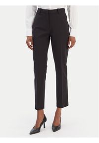 TOMMY HILFIGER - Tommy Hilfiger Chinosy Gabardine WW0WW48350 Czarny Slim Fit. Kolor: czarny. Materiał: bawełna #1