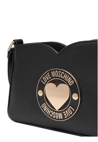 Love Moschino - LOVE MOSCHINO Torebka JC4365PP0NKG0000 Czarny. Kolor: czarny. Materiał: skórzane #4