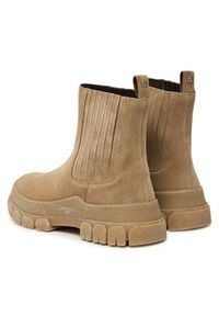 Weekend Max Mara Sztyblety 2525796035600 Beżowy. Kolor: beżowy. Materiał: skóra, zamsz #3