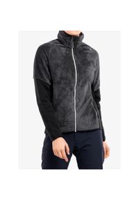 Polar damski CMP Carmela Jacket. Kolor: czarny. Materiał: polar