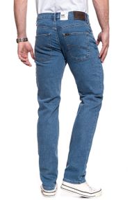 Lee - LEE JEANSY MĘSKIE BROOKLYN STONEWASH L76XSQ44 112121163. Okazja: do pracy, na uczelnię, na co dzień. Styl: klasyczny, casual, elegancki #5