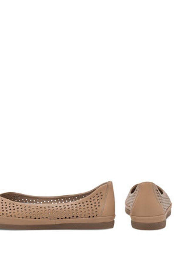 Lasocki Baleriny EST-MONA-01 Beżowy. Kolor: beżowy. Materiał: skóra