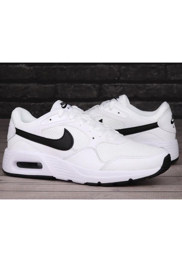 Buty męskie sportowe Nike AIR MAX SC. Kolor: biały, czarny, wielokolorowy. Model: Nike Air Max. Sport: turystyka piesza