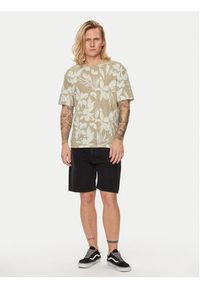 Jack & Jones - Jack&Jones T-Shirt Jjejeff 12249329 Beżowy Relaxed Fit. Kolor: beżowy. Materiał: bawełna