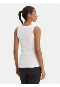 Fracomina Top FP26ST2001J40101 Biały Slim Fit. Kolor: biały. Materiał: bawełna #3