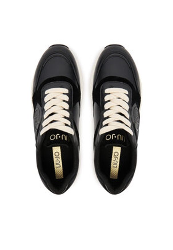 Liu Jo Sneakersy LJ01 BF5017 P0304 Czarny. Kolor: czarny. Materiał: skóra